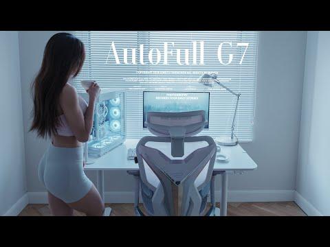 Soft vibes for a Quiet Spring Day｜Unboxing & Install AutoFull G7 ergonomic Gaming Chair