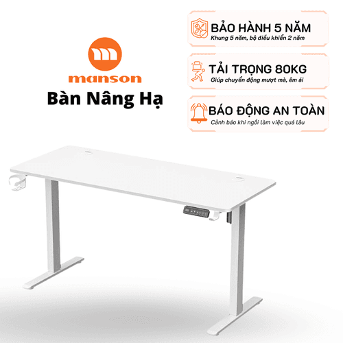 'Combo Bàn Nâng Hạ Manson SmartDesk - Bảo Hành 5 Năm' 'Combo Ban Nang Ha Manson SmartDesk - Bao Hanh 5 Nam'