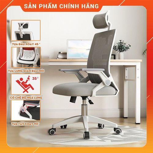 'Ghế Văn Phòng Tay Gập Xiaomi Manson Ergonomic - Xám' 'Ghe Van Phong Tay Gap Xiaomi Manson Ergonomic - Xam'